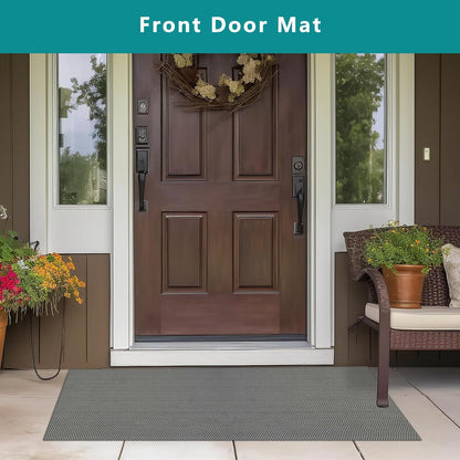 WochiTV Non Slip Drainage Mats PVC Pool Floor Mat 0.23'' Thick Outdoor Indoor Parking Space Mat for Bathroom Garage Basement Backyard Commercial Kitchen 3x16.6Ft