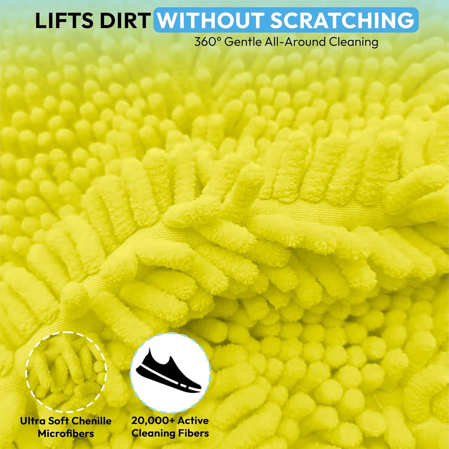 Shoe Washing Machine Bag - 360° Deep Clean shoe washing bag - 2Pc | Laundry Shoe Bag for Washer and Dryer - Reusable Shoe Cleaning Bag -Shoe Bag for Washing Sneakers etc with Zip Lock - Yellow