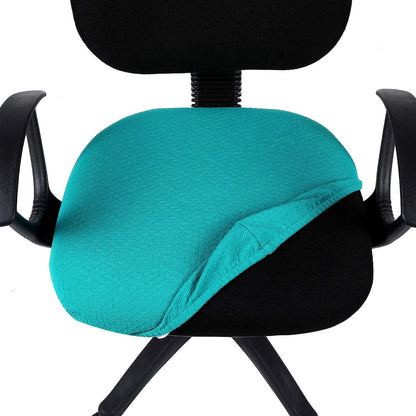 Smiry Office Computer Chair Armrest Covers, 2PCs Anti-dust Arm Rest Pad | Removable Washable Desk Chair Arm Pad Covers, Grey