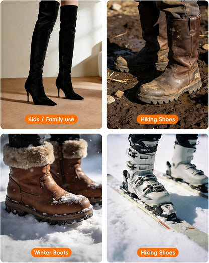 FORLIM Boot Dryer for Work Boots, Silent Shoe Dryers for Sneakers & Gloves | Energy-Saving Low Heat, No Fan Noise, 18.9 in Tall Tubes, One-Click Control, Workers, Hikers, Athletes, Dorms, Cabins