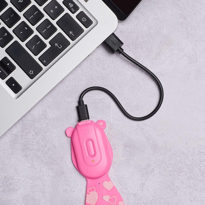 Gifts for Readers & Writers Rechargeable Book Light for Kids, Clip On Reading Light for Bed, 2in1 Flexilight Pals & Bookmark, 12 Hours of Light Once Charged, Includes USB Cable & 2 LED Lights, Dog