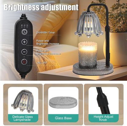 Candle Warmer Lamp with Timer,Birthday Gifts for Women