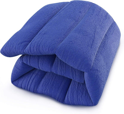 XL Microwavable Heating Pad with Cover Releases Moist Heat for Back Pain