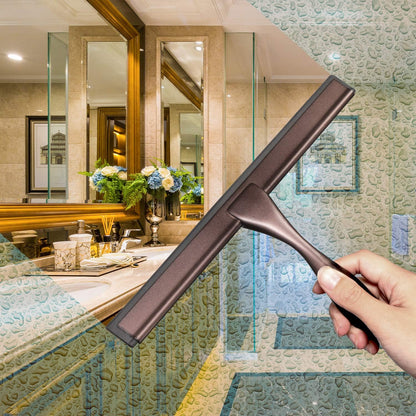 Hiware All-Purpose Shower Squeegee for Shower Doors, Bathroom, Window and Car Glass - Stainless Steel, 10 Inches