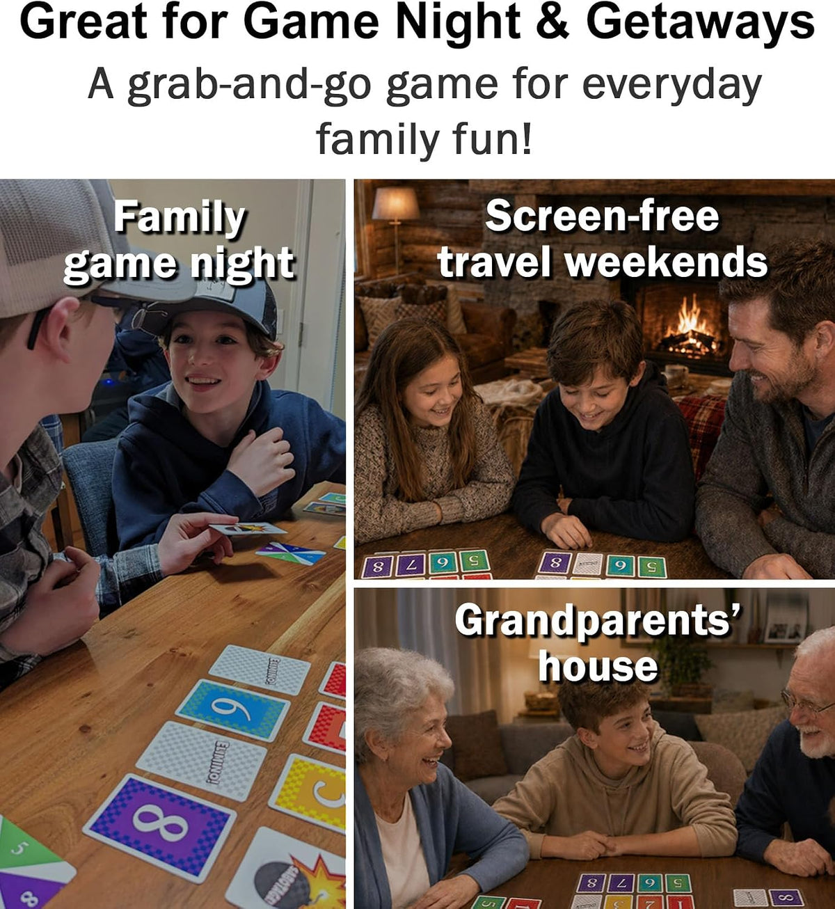 Elimino Family Card Game – Fast-Paced Game of Luck & Sabotage | Ages 7+