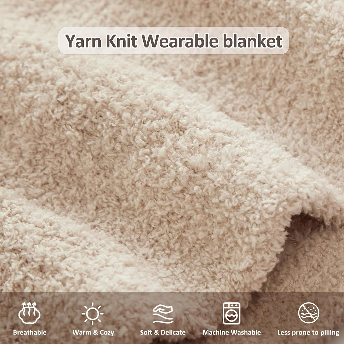 WDCOZY Wearable Blanket Hoodie Poncho Throw Comfy Soft Warm Cape Shawl Cozy Cloak Wrap Hooded with Sleeves For Women Adults