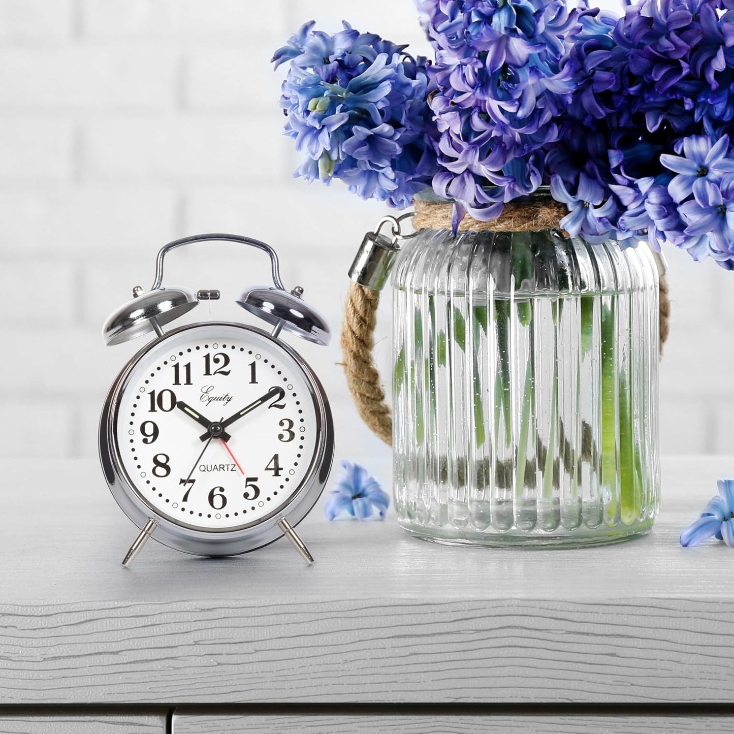 Equity 13014 Analog Twin Bell Alarm Clock