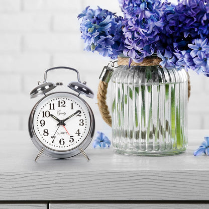 Equity 13014 Analog Twin Bell Alarm Clock