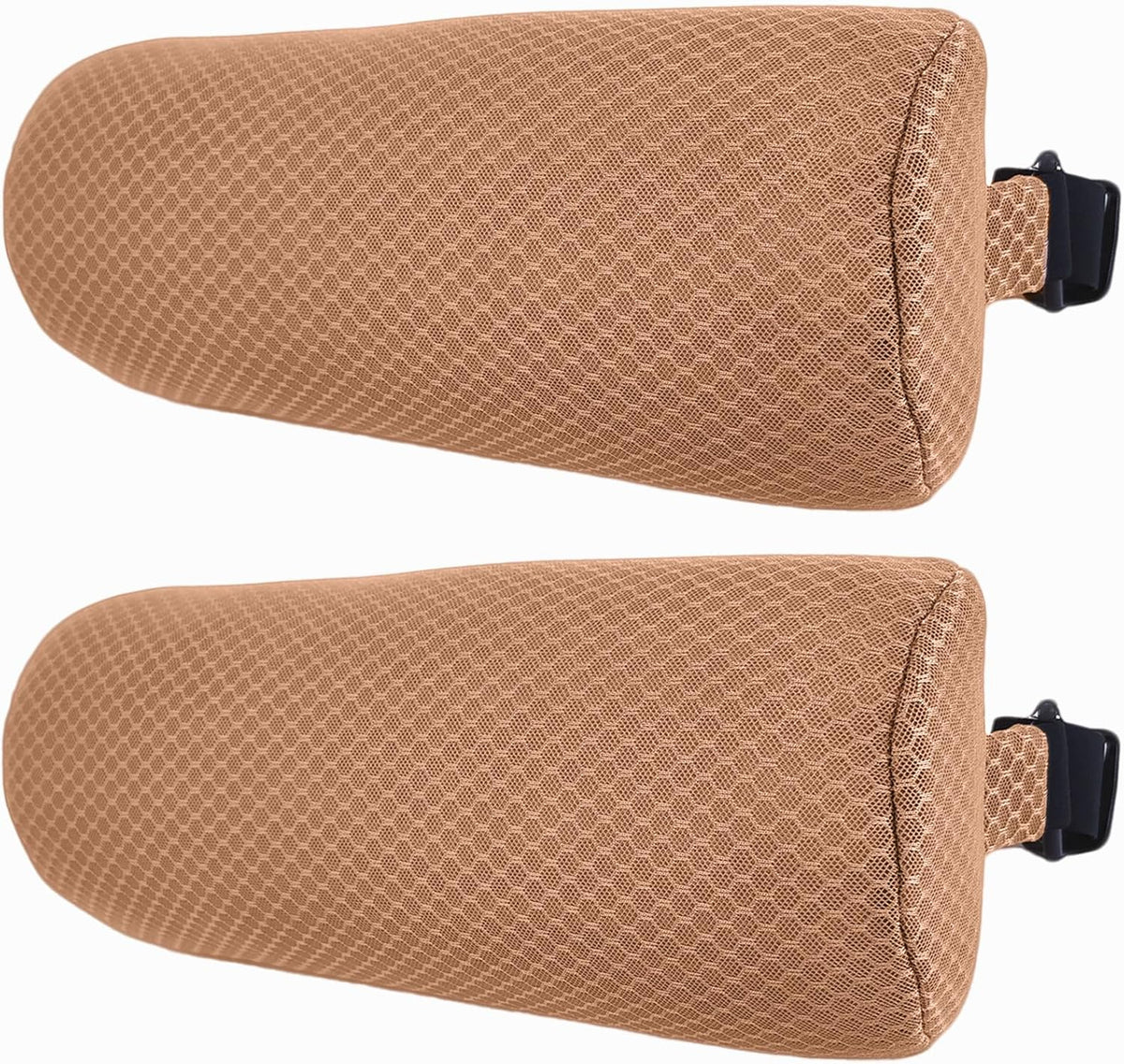 1 Pack Headrest Pillow for Patio Chaise Lounge,Recliner,Beach Chair,Gray | Resilient 3D mesh pillow with removable washable cover, adjustable elastic strap, ergonomic support, lightweight portable