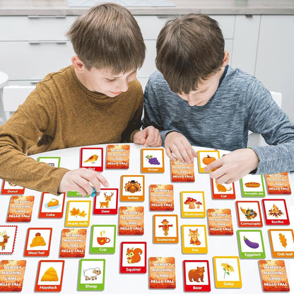 gisgfim 100 PCS Memory Matching Game Famous Paintings Concentration Memory Card for Adults Learning Educational Game A Fun & Fast Artworks Theme Matching Games