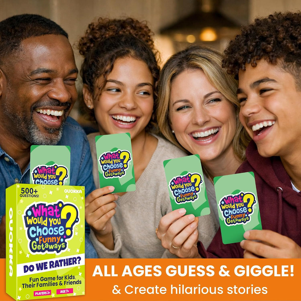 Travel Card Game for Teens, Kids, Adults - Party Games for Family Nights