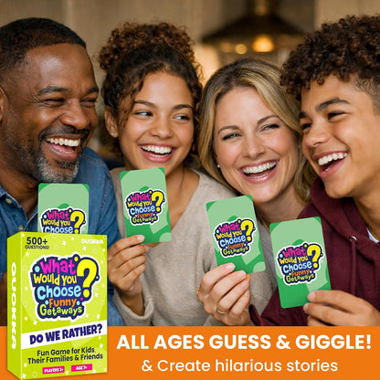 Travel Card Game for Teens, Kids, Adults - Party Games for Family Nights