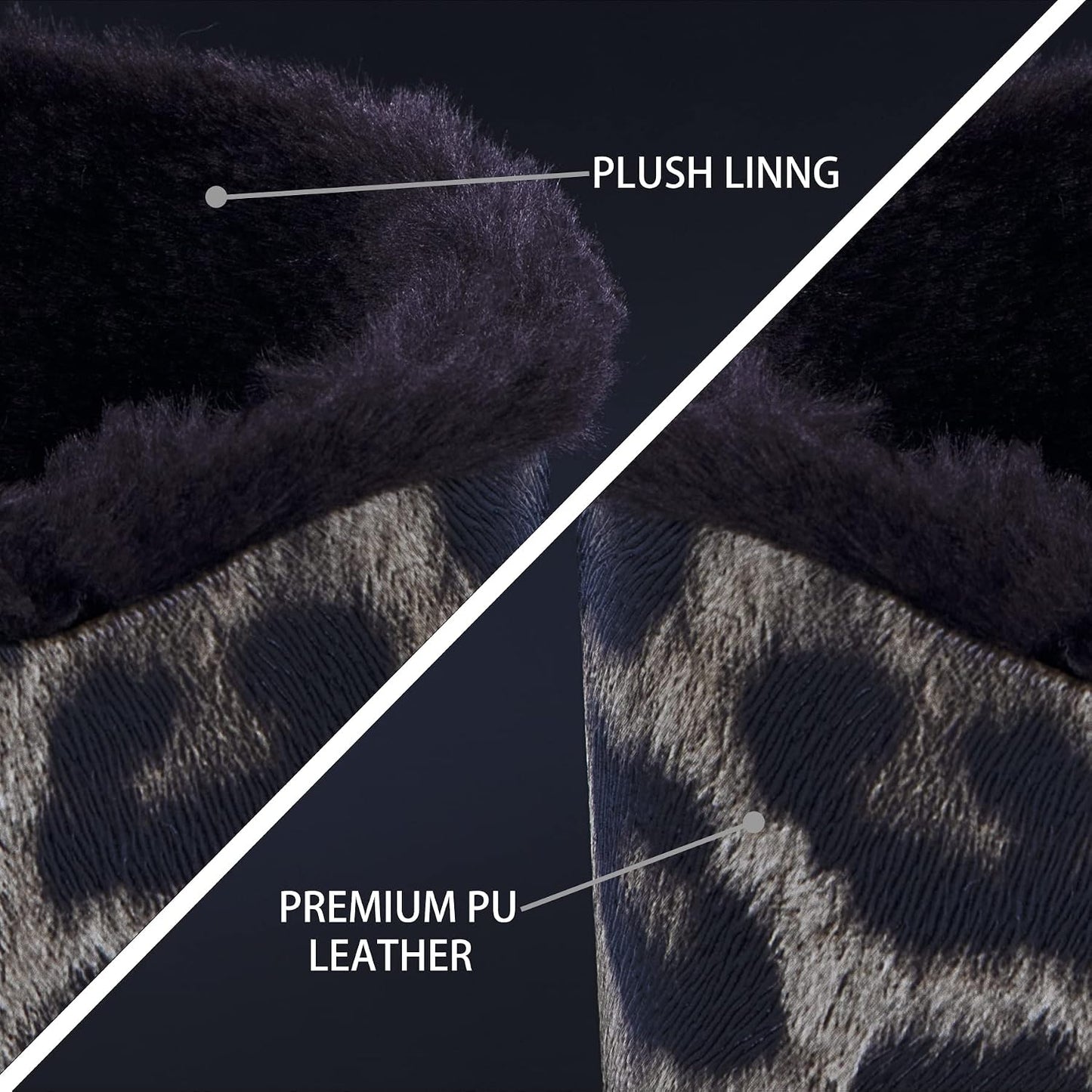Plush Fluffy Lined Anti-scratch Eyeglasses Holder Protective Glasses Stand Case