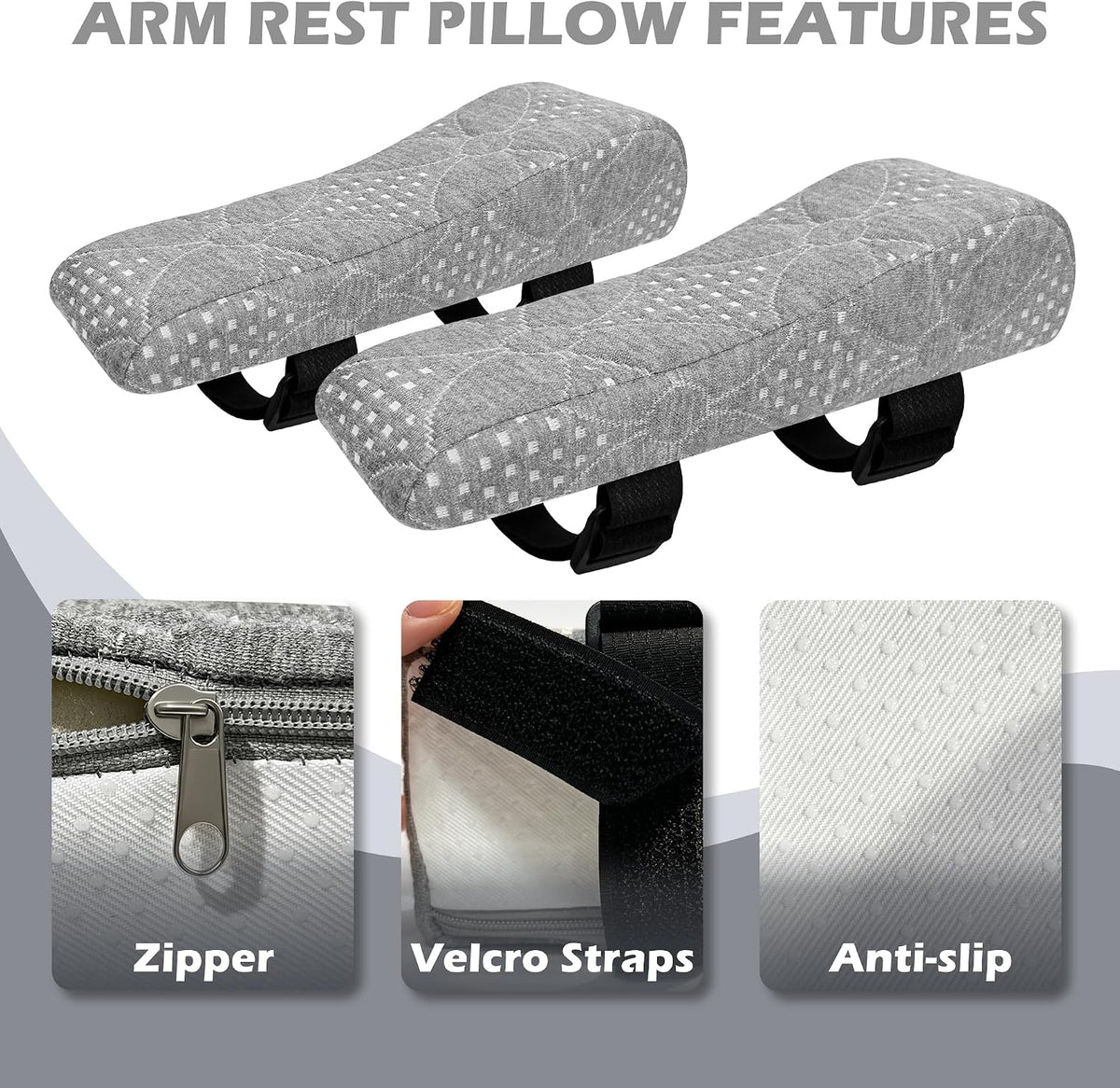 Soft Office Chair Armrest Pads, Comfort Elbow Pillows