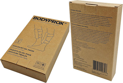 BODYPROX Shin Splint Ice Pack 2 Pack - Reusable Cold and Hot Wrap for Shin Splints Pain Relief, Flexible Ice Pack for Runners