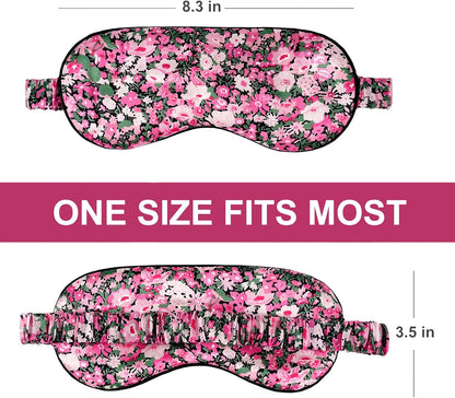 OLESILK 100% Mulberry Silk Sleep Mask for Women - Zero-Pressure Blackout