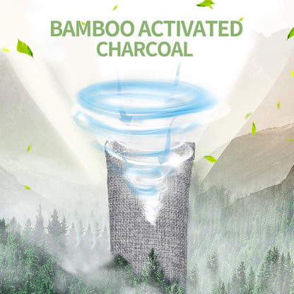 Bamboo Charcoal Air Purifying Bag, Activated Charcoal Odor Absorber | 12 Pack Natural Odor Eliminators For Home, Car, Closet, Basement, Pet, Shoe Deodorizer for Strong Odors (6x50g, 6x150g)