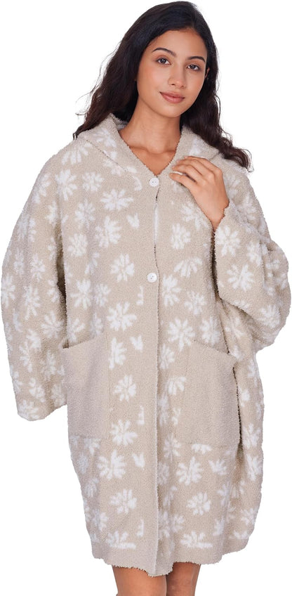 WDCOZY Wearable Blanket Hoodie Poncho Throw Comfy Soft Warm Cape Shawl Cozy Cloak Wrap Hooded with Sleeves For Women Adults