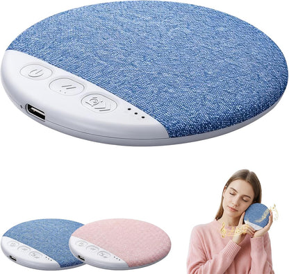 2026 New Sleep Pillow Speaker, Bluetooth Pillow Speaker with White Noise Timer Wireless Sleep Aid with Stereo Bass Private Sleep Headphones for Adult Kids (Blue)