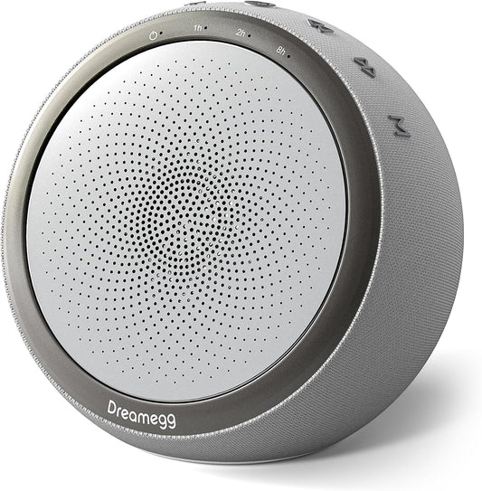 Dreamegg White Noise Machine for Adults - 10W Powerful Sound Machine with 29 Soothing Sounds, Noise Masking for Snoring, Traffic & Office Privacy, Ideal for Home, Travel & Deep Sleep
