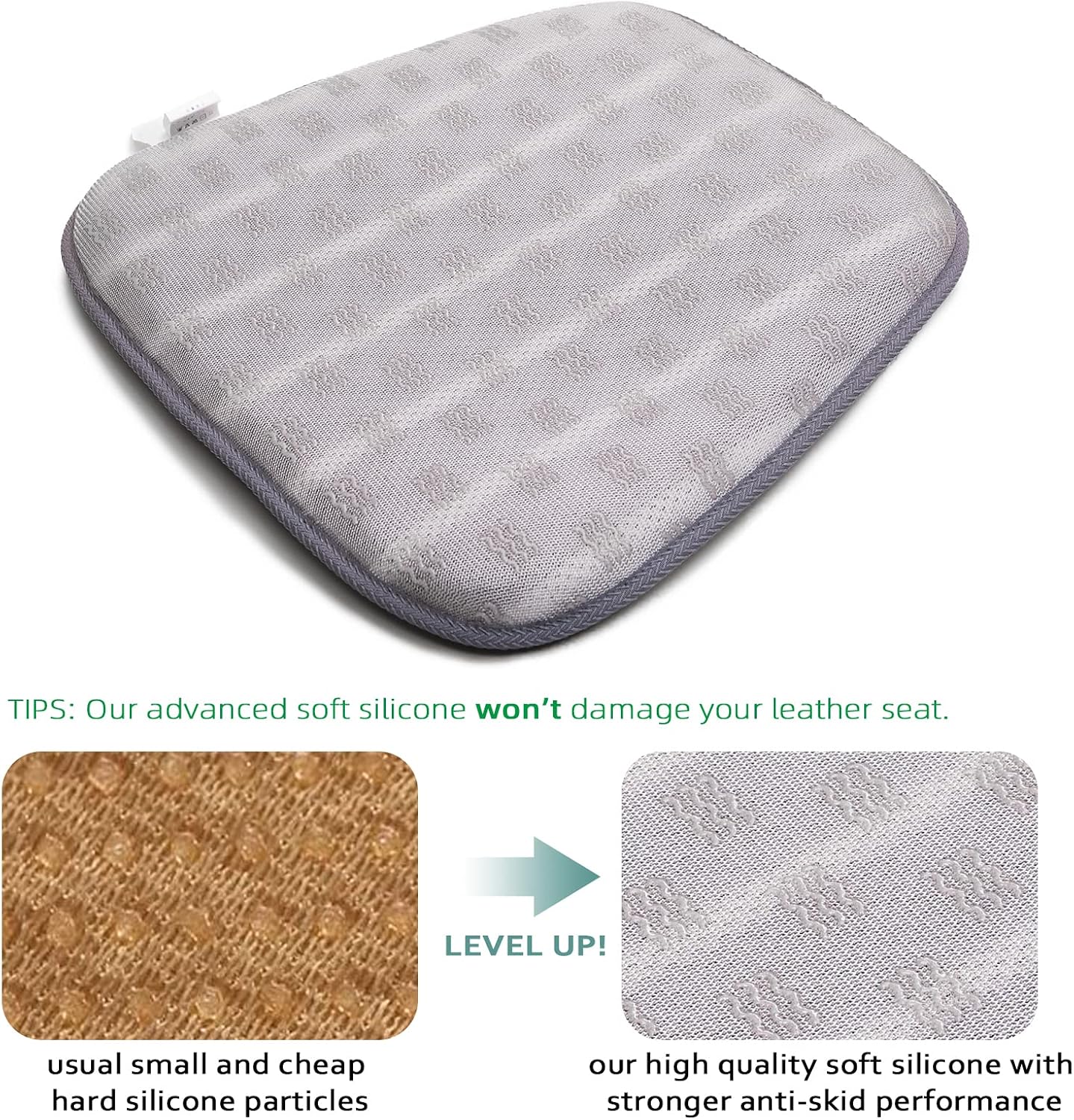 AEROiVi Car Seat Cushion Breathable Mesh Non-Slip Comfort Seat Truck Office | Car Seat pad for Driving 3D Air Mesh Car Seat Protector Works with Truck SUV and Office Chair Home Quick Drying Washable