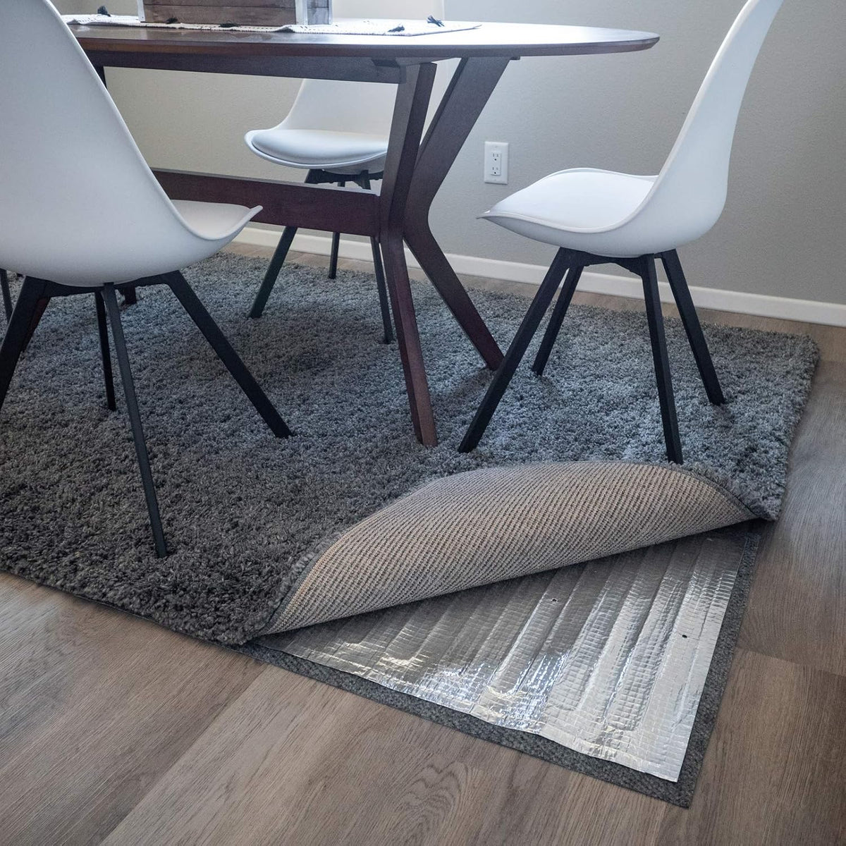 Portable Heated Floor Mat, Small (22x34 inches) Fits under a 2' x 3' Rug, Foot Warmer Under-Rug Pad for Heated Rug, Electric Radiant Floor Heater for Area Rugs
