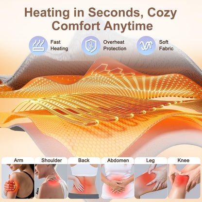 IGXHAVIZ Heating Pad with Adjustable Belt