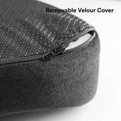 Upgraded Memory Foam Seat Cushion, for Sciatica, Back, Hip, and Tailbone Pain Relief, Firm Comfortable, Support for Office Chair, Wheelchair,Car. Nonslip Orthopedic Memory Foam Coccyx Cushion