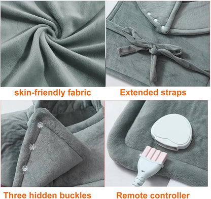 Heating Pad for Neck Shoulders Back Pain Relief, Mothers Day Gifts for Mom Dad Women Men Elderly, Electric Large Heat Pad with 6 Heat Settings 4 Timers, ETL Certified