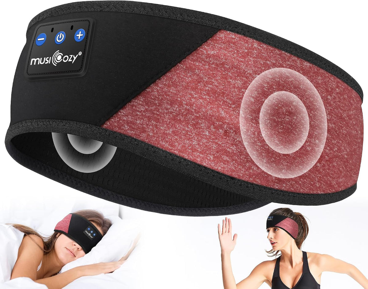 MUSICOZY Bluetooth 5.4 Sleep Headphones Headband Sports Wireless Audio
