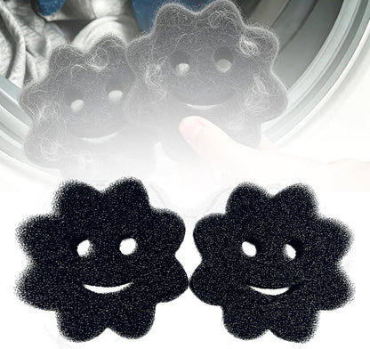 Reusable Pet Hair Remover for Laundry, Efficient Dog Cat Hair & Dander Catcher for Washing Machine and Dryer, Soft Fabric Lint Remover Effectively Remove Pet Fur Fluff from Clothes and Bedding （2PCS）