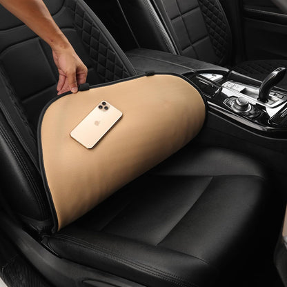 Car Seat Cushions, Car Seat Cover Foldable Portable Seat Cover | Comfortable Breathable Car Seat Cushion for Back and Seat Cushions with Bottom Anti Slip Silicon(1 Pack/Black)