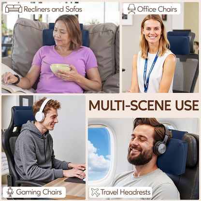 Neck Pillow for Recliner Chair, Adjustable Recliner Pillow for Headrest