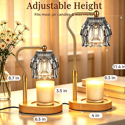 Candle Warmer Lamp with Timer & Dimmable New Home Gift Room Decor