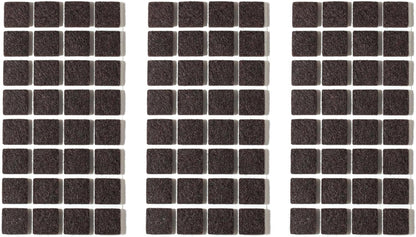 Felt Pads Small 3/8" Felt Pads for Cabinet Doors Bumpers, Cabinet Cushion Dots Felt Cabinet Door Stops, Self Adhesive Thick Bumper Pads to Protect Surfaces -Anti Scratch 234 Pcs Round Brown
