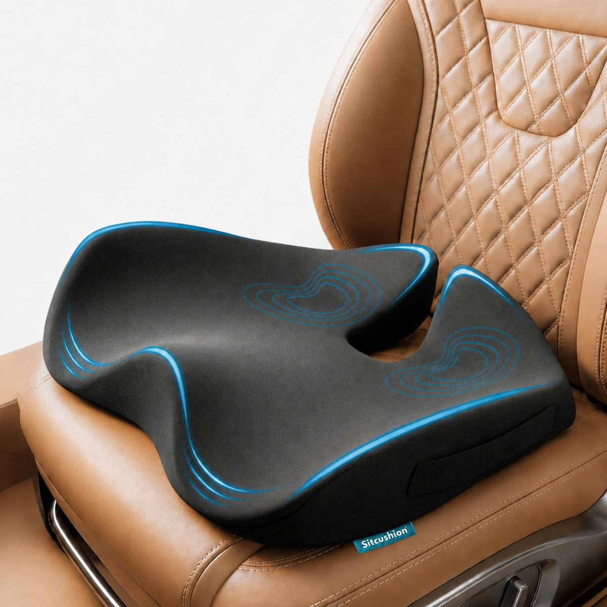 Car Seat Cushion for Driving, Sciatica Pain Relief Car Pillow and Seat Pad