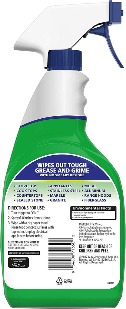Fantastik All Purpose Cleaner, Multipurpose Surface Cleaner & Kitchen Grease Removal, Packaging Designed to Prevent Leakage and Breakage, Fresh Scent, 32 Fl Oz
