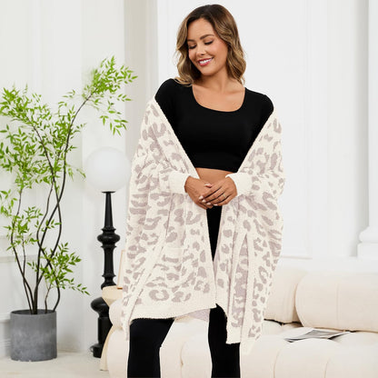 Wearable Blanket Sherpa Poncho Unique Office Work Warm Cozy Shawl TV Throw Blankets, Plush Cape Wrap for Adults