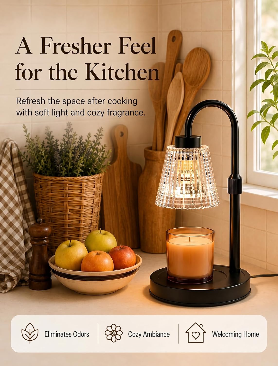 Girece Candle Warmer Lamp with Timer and Dimmer Birthday Gifts for Women