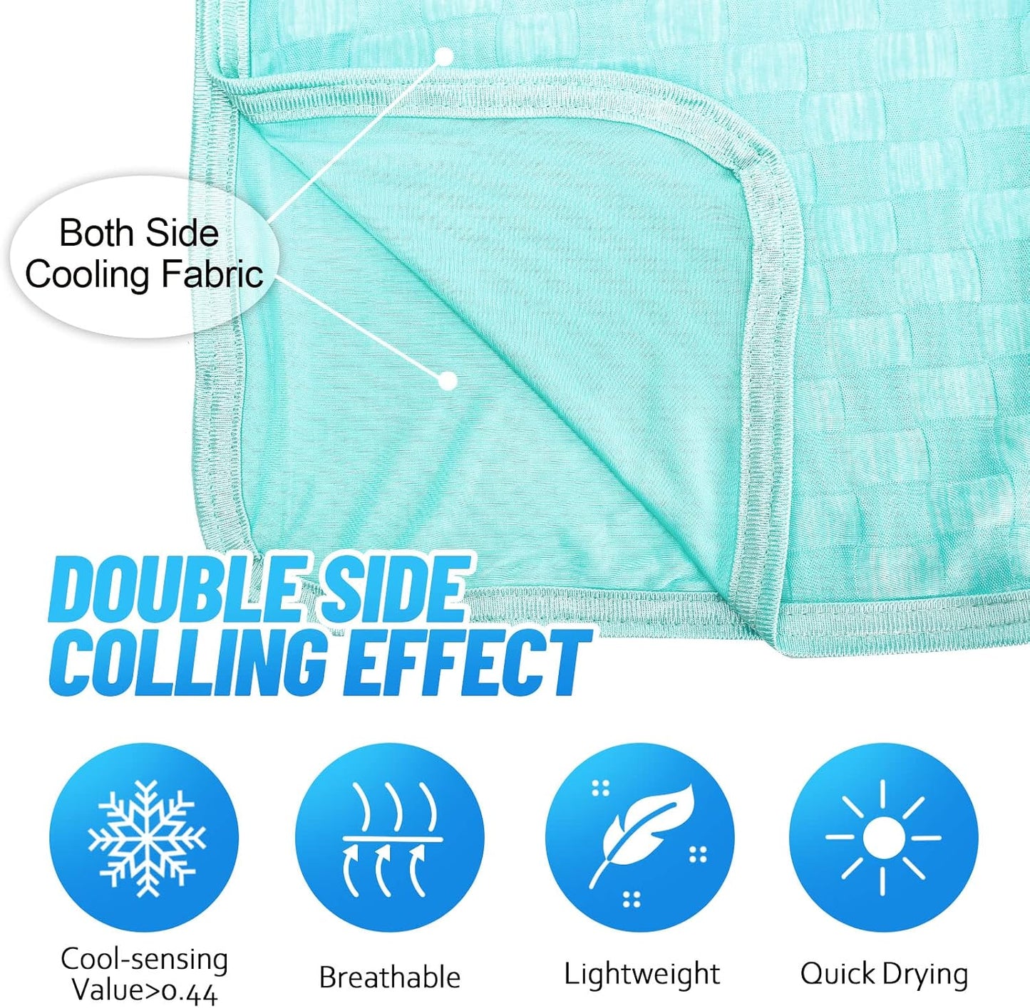 Ailemei Direct Cooling Thin Mattress Pad, King Size Mattress Topper for Hot Sleepers, Deep Pocket Fits 16" Mattresses, Fitted Sheets for Bed, Summer Cooling System, Gray, 76"x80"