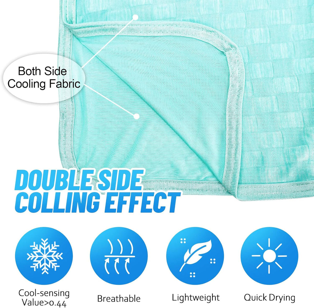 Ailemei Direct Cooling Thin Mattress Pad King Size, Gray, 76"x80"
