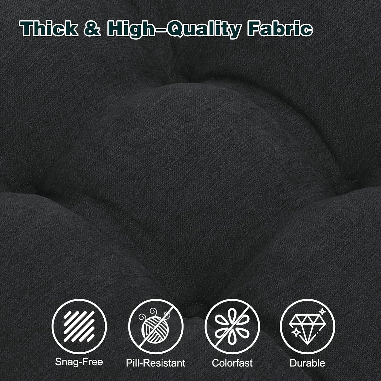 baibu Memory Foam Recliner Cushions with Lumbar Support Pillow Set for Elderly, 20x20x5 Inch Dual-Layer Design Non-Slip Recliner Seat Cushion & Back Support Pillow for Reduce Hip & Lumbar Pain, Brown