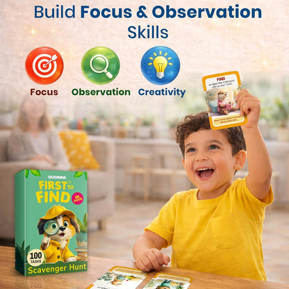 Active Movement Game for Kids Ages 4–8 - Educational Card Game | Animal-Themed Card Set with 50 Movement Tasks for Indoor and Outdoor Brain Breaks, Home and Classroom Activities