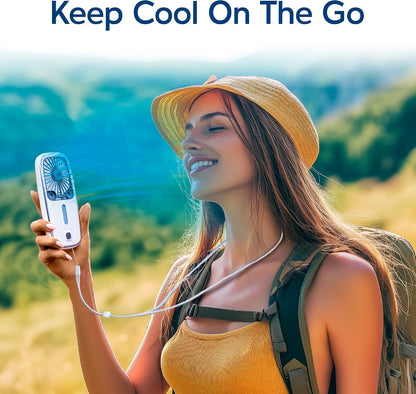 Arctic Air Pocket Chill Handheld Mini Fan, Portable Personal Cooling Fan
