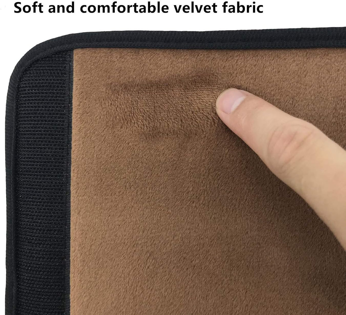 Wanty 2 Pieces Home Office Polyester Removable Durable Machine Washable Office Chair Armrest Slipcovers Covers Protect Armrests (Brown)