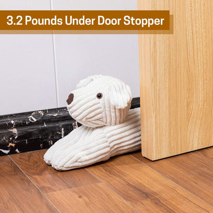 SWISSELITE 36 Inch Under Door Stopper, Decorative Door Noise Blocker | Weighted 3.2 Pounds Animal Air Draft Stopper Soundproof Energy Saver for Door & Window