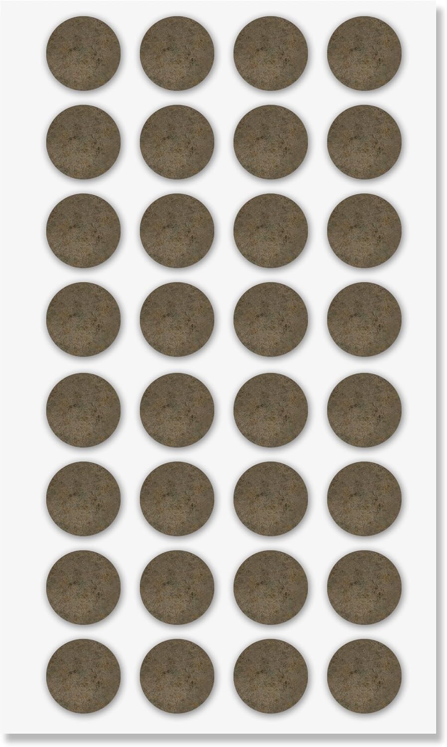 Furniture Felt Pads Brown 144 Pcs Strong Self Adhesive Protectors for Hardwood Floors Laminate Flooring Furniture Feet Chair Legs Table Cabinet Couch Non Scratch Peel Stick Felt Pad Set for All Floors