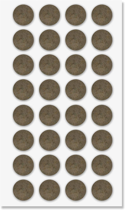 Furniture Felt Pads Brown 144 Pcs Strong Self Adhesive Protectors for Hardwood Floors Laminate Flooring Furniture Feet Chair Legs Table Cabinet Couch Non Scratch Peel Stick Felt Pad Set for All Floors