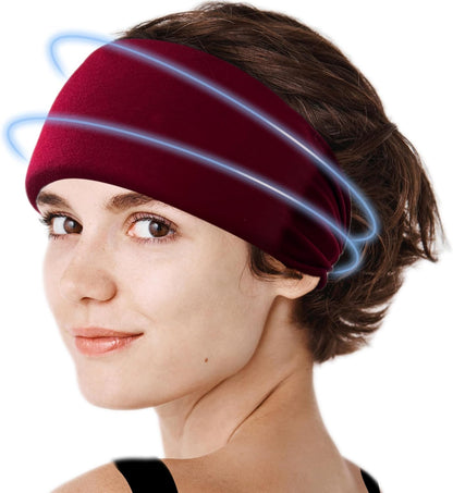 Crimmy Migraine Relief Cap, Headache Ice Pack Headband, Cold Face Eye Mask