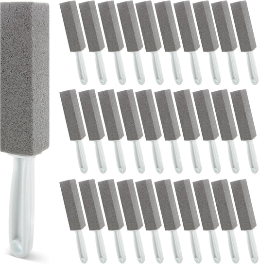 30pcs Pumice Stone for Toilet, Toilet Pumice Stone with Handle, Toilet Stone Cleaning Block for Bath Grout Pool Kitchen Tubs Showers